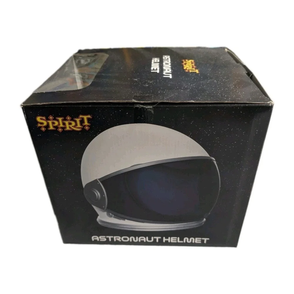 Spirit Halloween Astronaut Helmet White Space Costume Cosplay Adult w/ Box